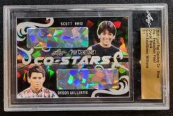 Scott Baio & Anson Williams #1/1 2020 Leaf Pop Century Co-Stars Pre-Production Proof Crystal Black