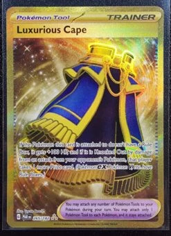 Luxurious Cape Trainer - Pokemon Paradox Rift GOLD Secret Hyper Rare #265/182