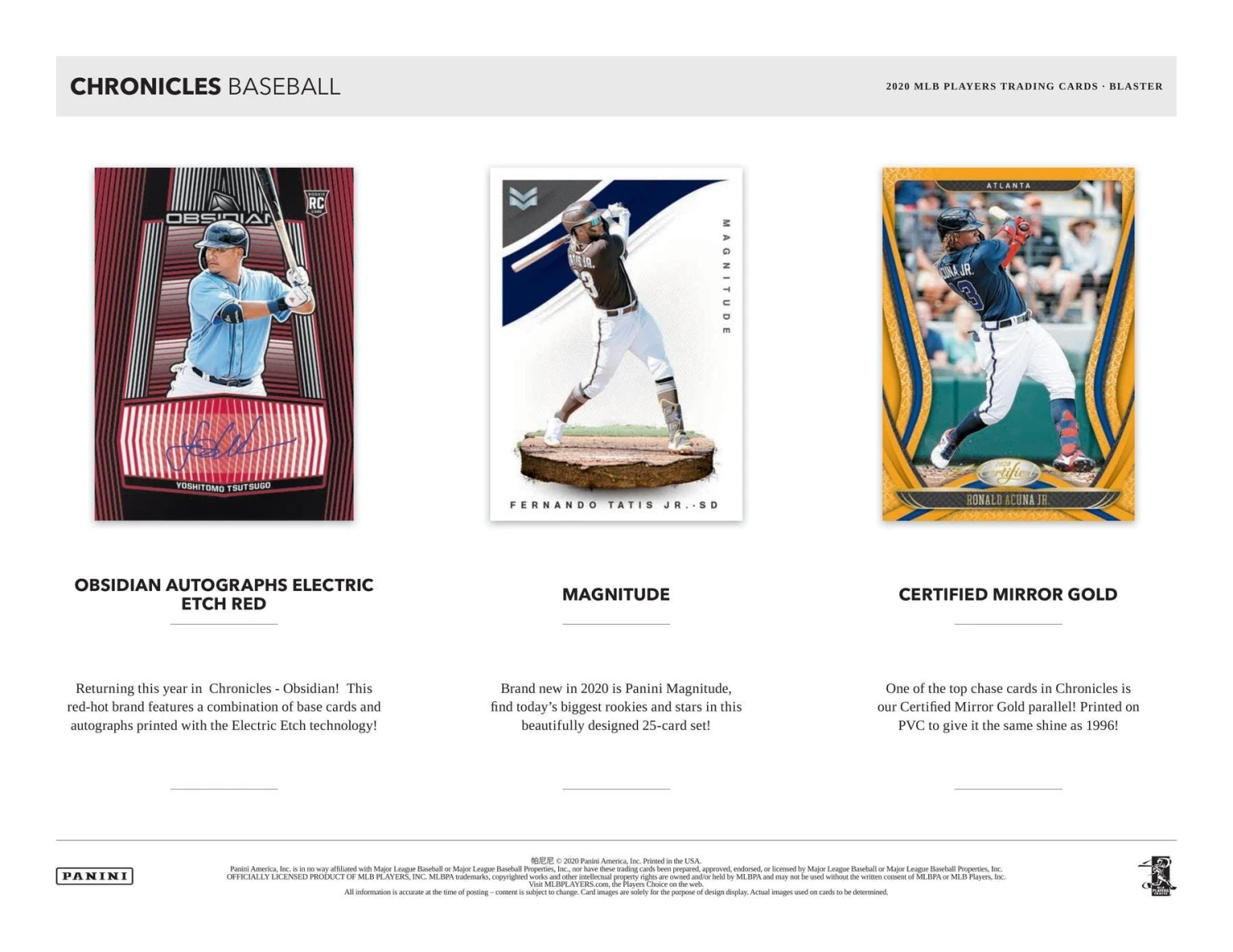 2020 Panini Chronicles MLB Baseball Cards - Blaster Box 5 2020 Panini Chronicles MLB Baseball Cards - Blaster Box - Image 5