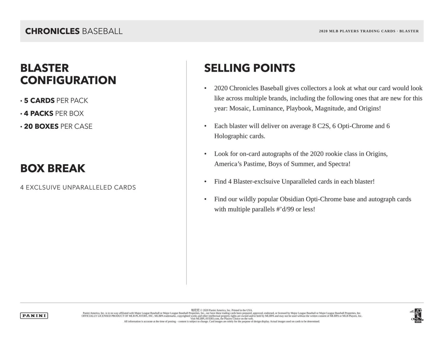2020 Panini Chronicles MLB Baseball Cards - Blaster Box 7 2020 Panini Chronicles MLB Baseball Cards - Blaster Box - Image 7