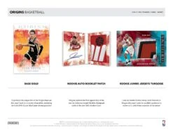 2020-21 Panini Origins NBA Basketball Cards - Hobby Box 15 2020-21 Panini Origins NBA Basketball Cards - Hobby Box -Card Game Store 20 originsbk hobby 4