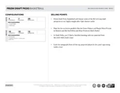 2020-21 Panini Prizm Draft Picks NBA Basketball Cards - Blaster Box -Card Game Store 20 prizmdraftbk pis retail 5