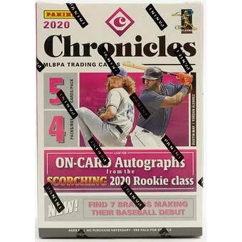 2020 Panini Chronicles MLB Baseball Cards - Blaster Box 1 2020 Panini Chronicles MLB Baseball Cards - Blaster Box