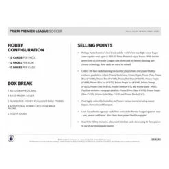 2021-22 Panini Prizm Premier League EPL Soccer Cards - Hobby Box 9 2021-22 Panini Prizm Premier League EPL Soccer Cards - Hobby Box -Card Game Store 21 22 PrizmPLSC PIS Hobby555667