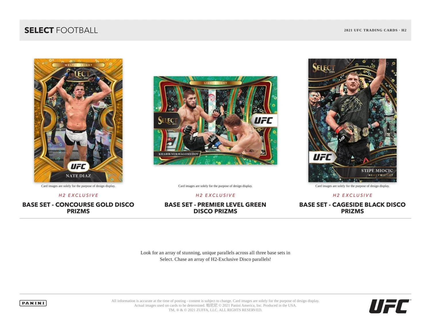 2021 Panini Select UFC MMA Cards - H2 Hobby Hybrid Box 4 2021 Panini Select UFC MMA Cards - H2 Hobby Hybrid Box - Image 4