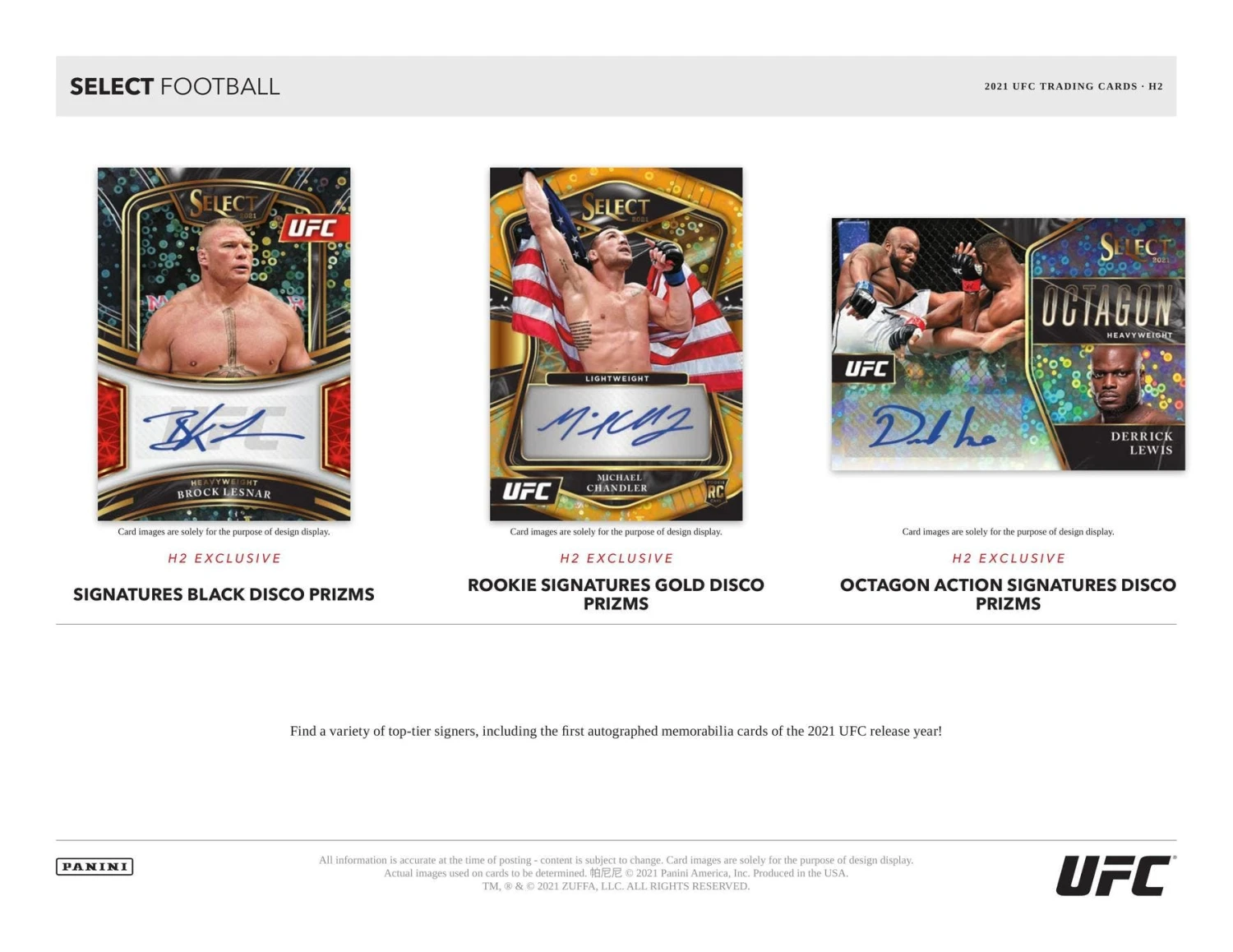 2021 Panini Select UFC MMA Cards - H2 Hobby Hybrid Box 5 2021 Panini Select UFC MMA Cards - H2 Hobby Hybrid Box - Image 5