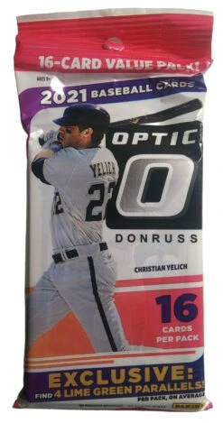 2021 Panini Donruss Optic MLB Baseball - Cello/Fat/Value Pack