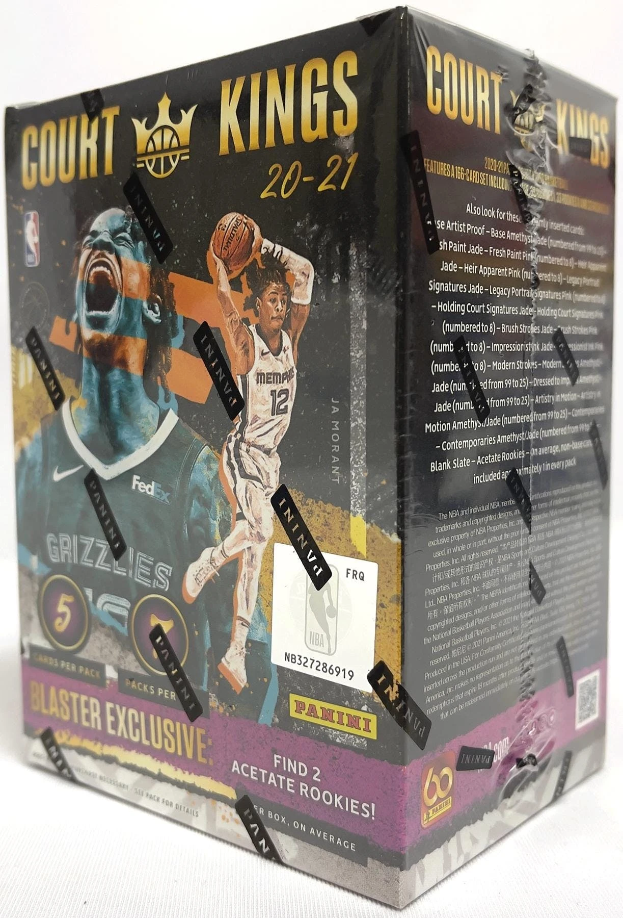 2020-21 Panini Court Kings NBA Basketball Cards - Blaster Box 2 2020-21 Panini Court Kings NBA Basketball Cards - Blaster Box - Image 2