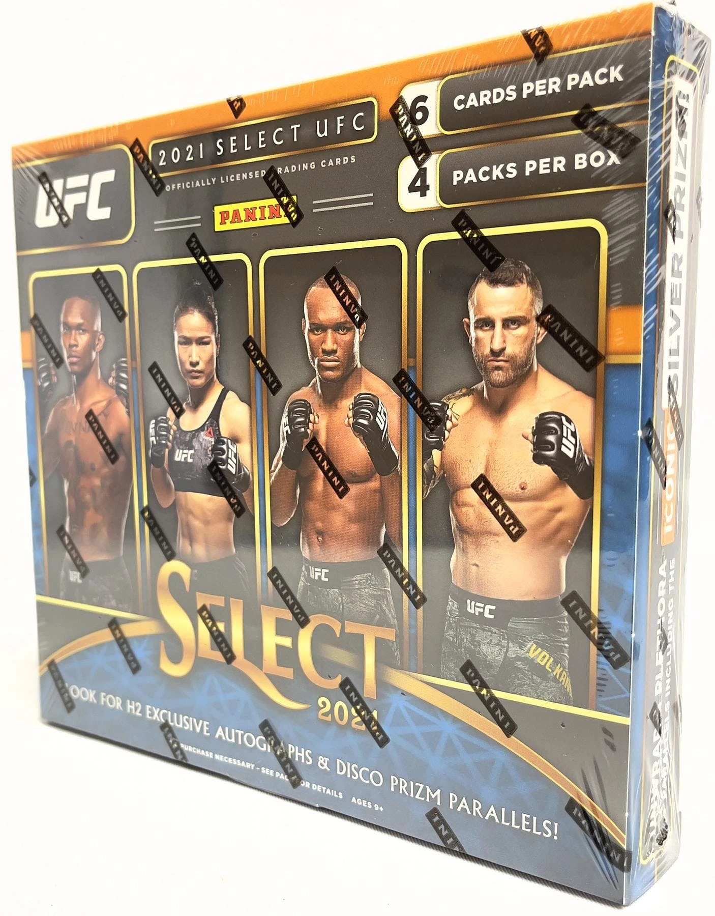 2021 Panini Select UFC MMA Cards - H2 Hobby Hybrid Box 2 2021 Panini Select UFC MMA Cards - H2 Hobby Hybrid Box - Image 2