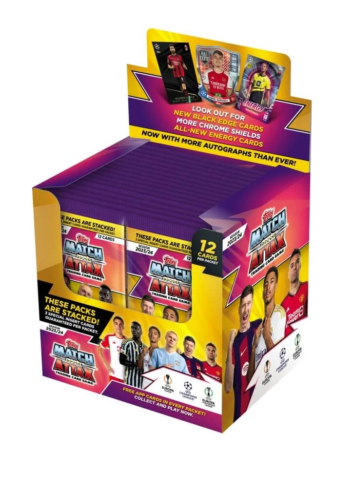 2022-23 Topps Match Attax UEFA Champion's League UCL Soccer - Booster Box (24ct) 1 2022-23 Topps Match Attax UEFA Champion's League UCL Soccer - Booster Box (24ct)