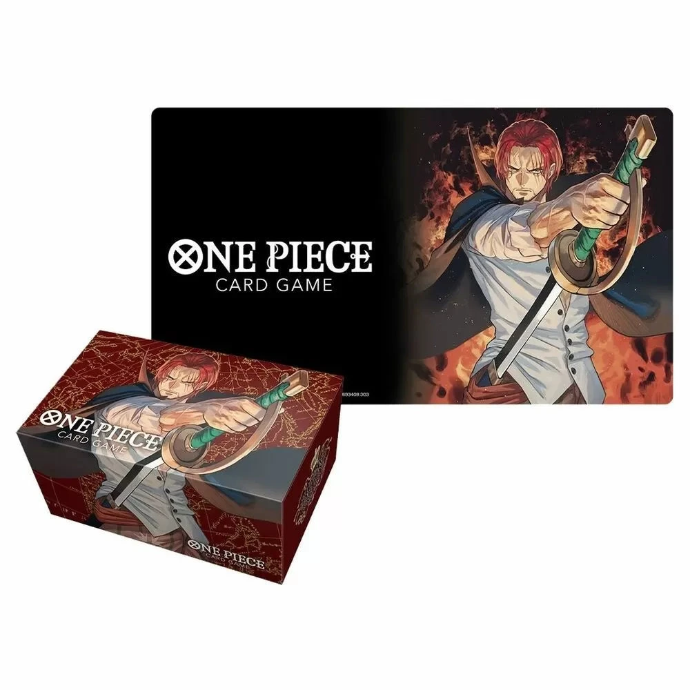 One Piece TCG Playmat And Storage Box Set Shanks 1 One Piece TCG Playmat And Storage Box Set Shanks