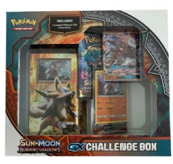 Pokemon Sun & Moon Burning Shadows GX Challenge Box (Lycanroc)