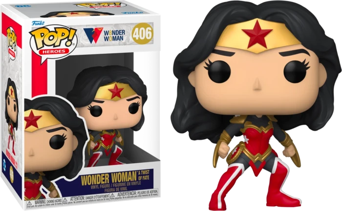Funko Pop! Vinyl Figure - DC Wonder Woman 80th Anniversary - A Twist Of Fate #406 2 Funko Pop! Vinyl Figure - DC Wonder Woman 80th Anniversary - A Twist Of Fate #406 - Image 2