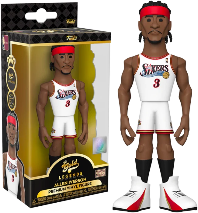 Funko 5" Gold Premium Vinyl Figure - NBA - Allen Iverson 1 Funko 5" Gold Premium Vinyl Figure - NBA - Allen Iverson