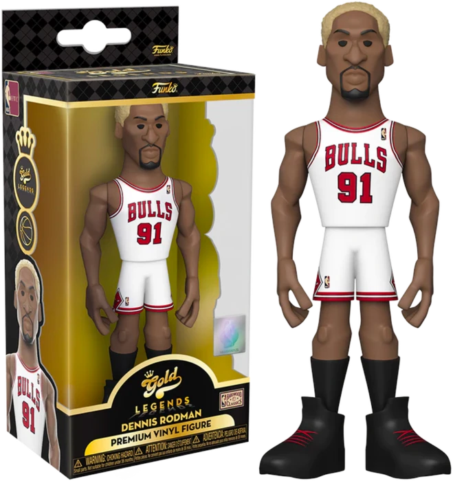 Funko 5" Gold Premium Vinyl Figure - NBA - Dennis Rodman 1 Funko 5" Gold Premium Vinyl Figure - NBA - Dennis Rodman