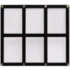 Ultra Pro Screwdown Card Holder 6-Card Black Border (35pt)