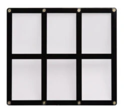 Ultra Pro Screwdown Card Holder 6-Card Black Border (35pt)