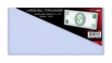 Ultra Pro Currency Toploader (25ct) - Large 1 Ultra Pro Currency Toploader (25ct) - Large