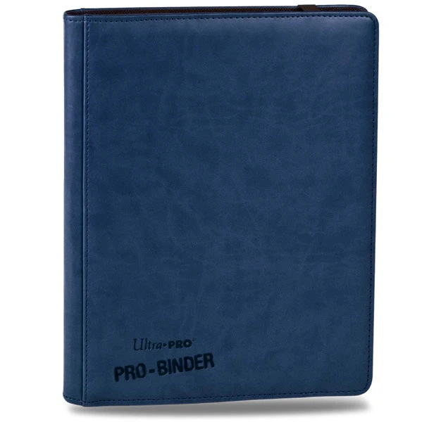 Ultra Pro Premium PRO 9-Pocket Zippered Binder - Blue 1 Ultra Pro Premium PRO 9-Pocket Zippered Binder - Blue