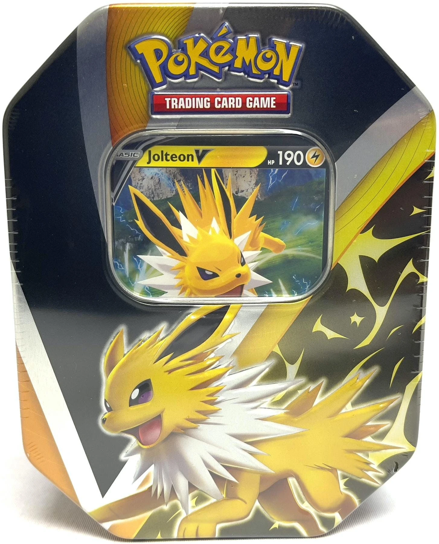 Pokemon TCG: Eevee Evolutions Tin (Jolteon V) 1 Pokemon TCG: Eevee Evolutions Tin (Jolteon V)