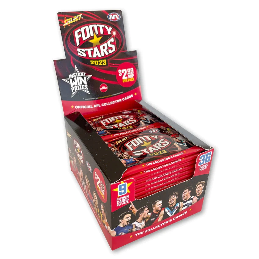 2023 Select Footy Stars AFL Cards - Retail Box (36ct) 1 2023 Select Footy Stars AFL Cards - Retail Box (36ct)