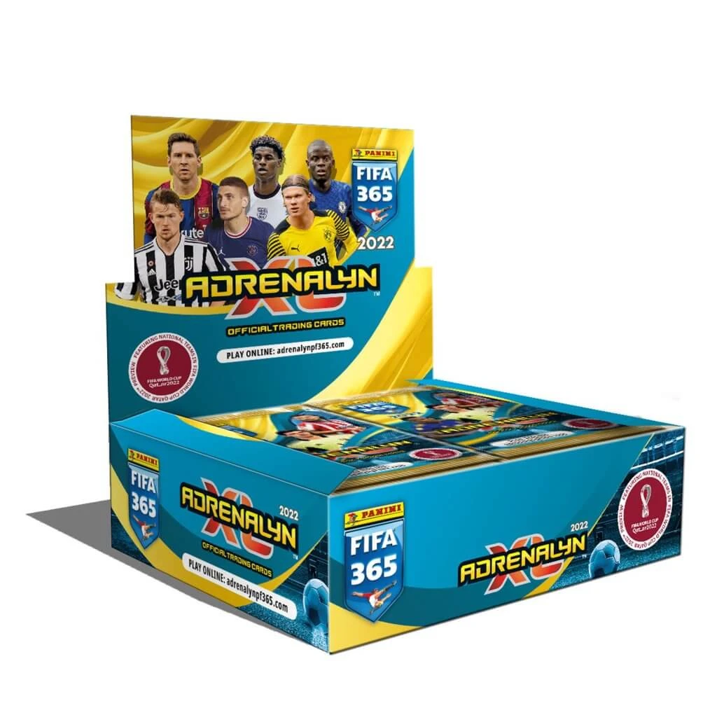 2022 Panini Adrenalyn XL FIFA 365 Soccer Cards - Booster Pack Box (24ct) 1 2022 Panini Adrenalyn XL FIFA 365 Soccer Cards - Booster Pack Box (24ct)