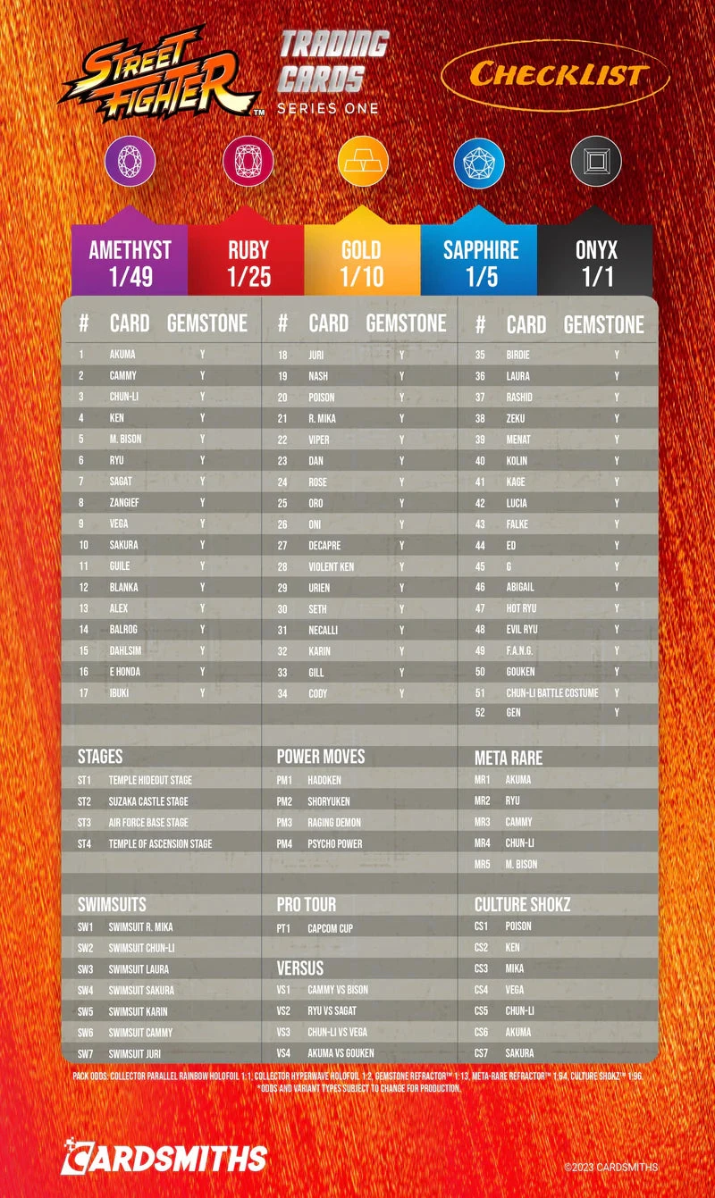 Street Fighter Trading Card Series 1 (Cardsmiths 2023) - Collector Box 2 Street Fighter Trading Card Series 1 (Cardsmiths 2023) - Collector Box - Image 2