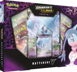 Pokemon Champion's Path Hatterene V Box