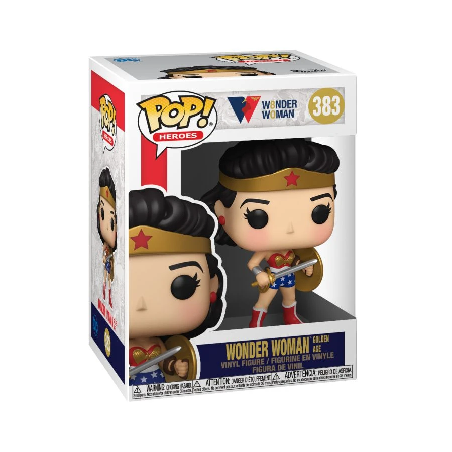Funko Pop! Vinyl Figure - DC Wonder Woman Golden Age 80th Anniversary - Classic 1950s #383 2 Funko Pop! Vinyl Figure - DC Wonder Woman Golden Age 80th Anniversary - Classic 1950s #383 - Image 2