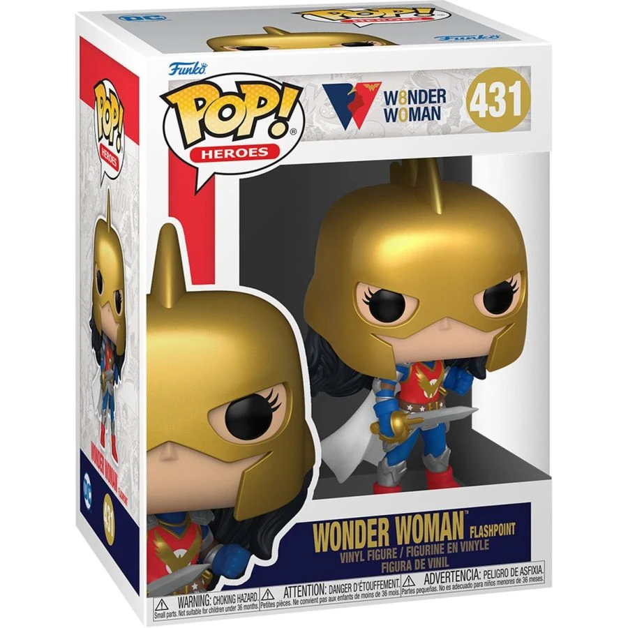 Funko Pop! Vinyl Figure - DC Wonder Woman 80th Anniversary Flashpoint #431 2 Funko Pop! Vinyl Figure - DC Wonder Woman 80th Anniversary Flashpoint #431 - Image 2