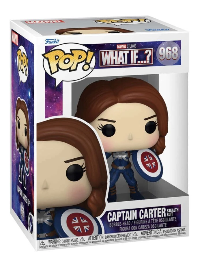 Funko Pop! Vinyl Figure - Marvel What If - Captain Carter (Stealth Suit) #968 2 Funko Pop! Vinyl Figure - Marvel What If - Captain Carter (Stealth Suit) #968 - Image 2