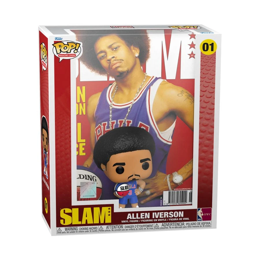 Funko Pop! Vinyl Figure - NBA SLAM Magazine - Allen Iverson #01 1 Funko Pop! Vinyl Figure - NBA SLAM Magazine - Allen Iverson #01