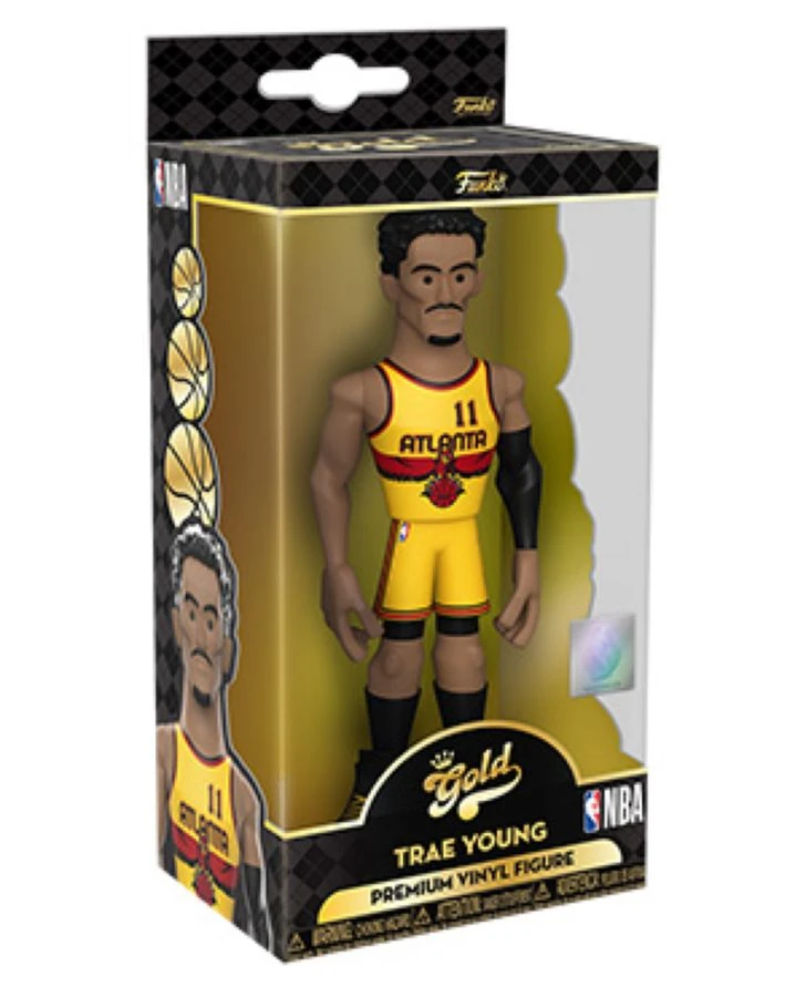 Funko 5" Gold Premium Vinyl Figure - NBA - Trae Young (limited Chase Edition) 1 Funko 5" Gold Premium Vinyl Figure - NBA - Trae Young (limited Chase Edition)