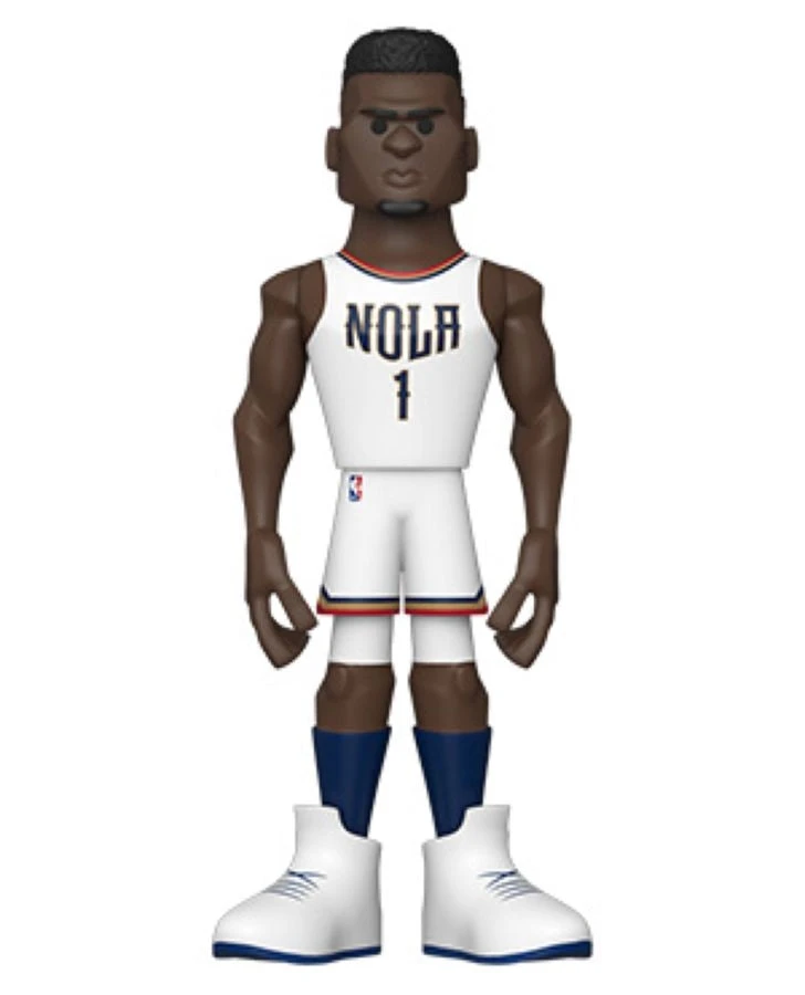 Funko 5" Gold Premium Vinyl Figure - NBA - Zion Williamson 2 Funko 5" Gold Premium Vinyl Figure - NBA - Zion Williamson - Image 2