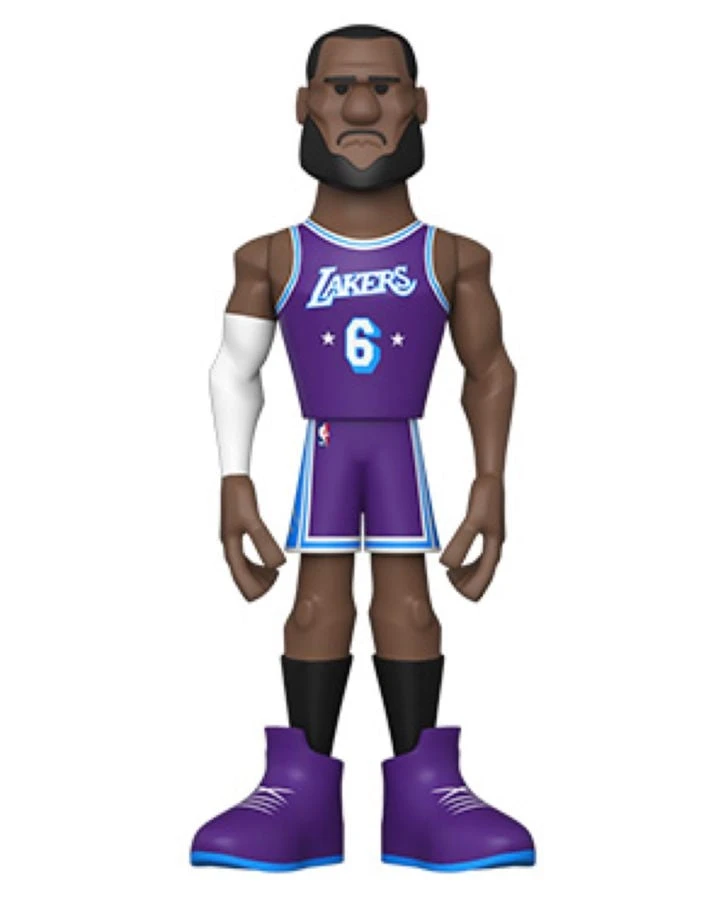 Funko 5" Gold Premium Vinyl Figure - NBA - Lebron James 2 Funko 5" Gold Premium Vinyl Figure - NBA - Lebron James - Image 2