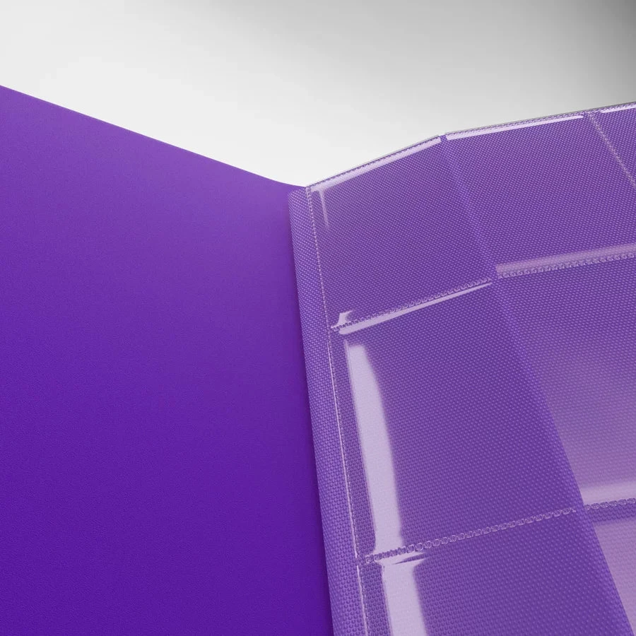 Gamegenic 18-Pocket (9/side) Casual Card Portfolio - Purple 3 Gamegenic 18-Pocket (9/side) Casual Card Portfolio - Purple - Image 3