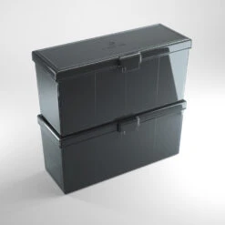Gamegenic Fourtress 320+ Plastic Card Storage Box - Black 9 Gamegenic Fourtress 320+ Plastic Card Storage Box - Black -Card Game Store GG Fourtress 320 Black 0008