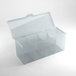 Gamegenic Fourtress 320+ Plastic Card Storage Box - Clear -Card Game Store GG Fourtress 320 Clear 0003