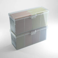 Gamegenic Fourtress 320+ Plastic Card Storage Box - Clear -Card Game Store GG Fourtress 320 Clear 0008