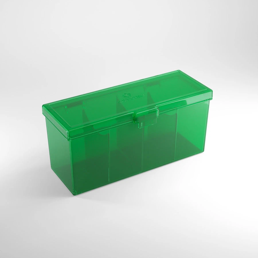 Gamegenic Fourtress 320+ Plastic Card Storage Box - Green 1 Gamegenic Fourtress 320+ Plastic Card Storage Box - Green
