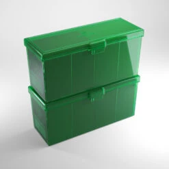 Gamegenic Fourtress 320+ Plastic Card Storage Box - Green 10 Gamegenic Fourtress 320+ Plastic Card Storage Box - Green -Card Game Store GG Fourtress 320 Green 0008
