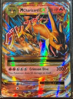 M Charizard EX- Pokemon Evolutions Full Art Holo Foil Ultra Rare #13/108