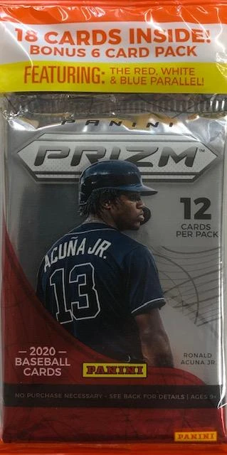 2020 Panini Prizm MLB Baseball - Cello/Fat/Value Pack 1 2020 Panini Prizm MLB Baseball - Cello/Fat/Value Pack