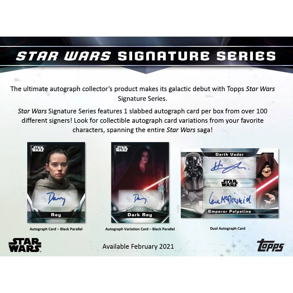 Topps Star Wars Signature Series (2021) - Hobby Box 2 Topps Star Wars Signature Series (2021) - Hobby Box - Image 2