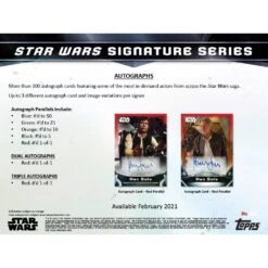 Topps Star Wars Signature Series (2021) - Hobby Box 5 Topps Star Wars Signature Series (2021) - Hobby Box -Card Game Store SW Signature SS Final 275849