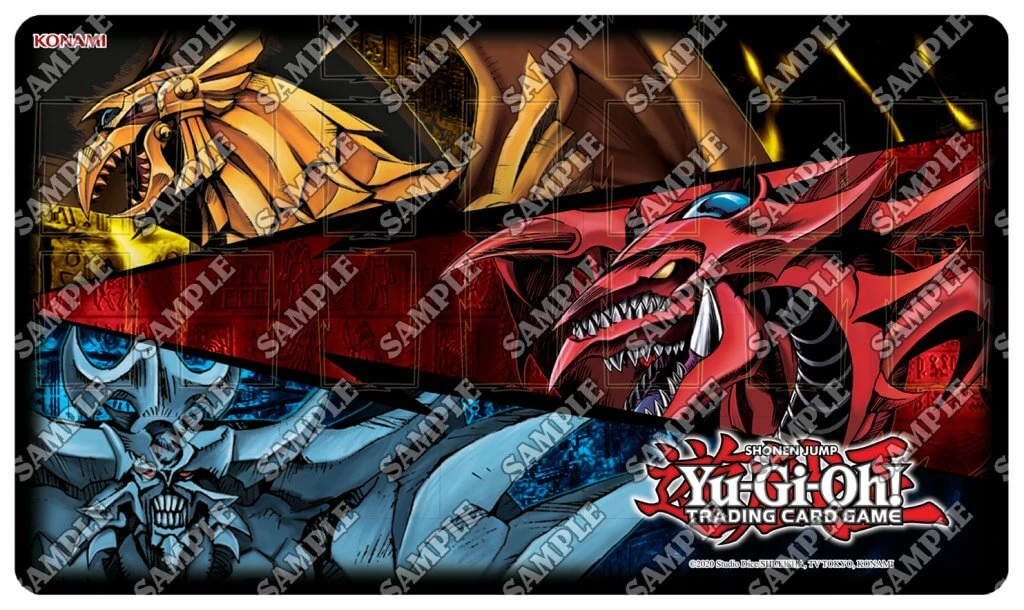 Yu-Gi-Oh! Slifer, Obelisk, & Ra - Playmat 1 Yu-Gi-Oh! Slifer, Obelisk, & Ra - Playmat