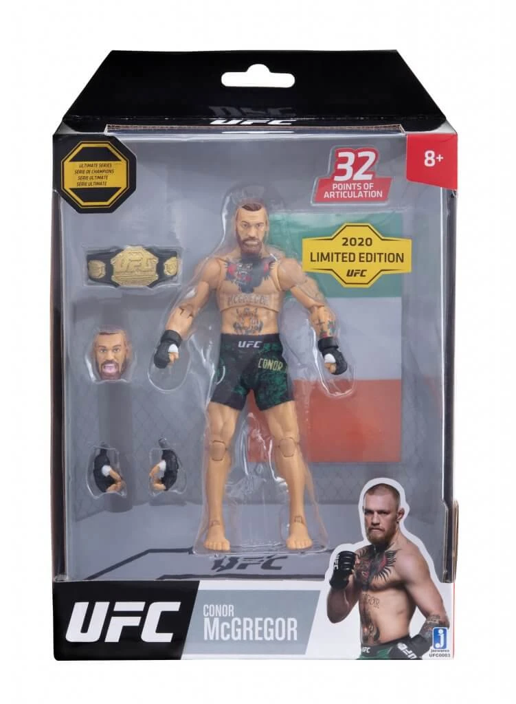 JAZWARES UFC Ultimate Series 6" MMA Action Figure W1 - Conor McGregor 1 JAZWARES UFC Ultimate Series 6" MMA Action Figure W1 - Conor McGregor