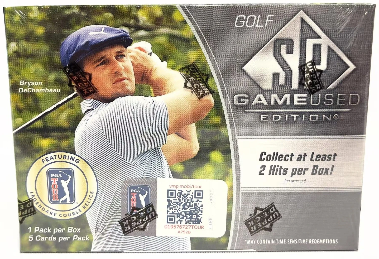 2021 Upper Deck SP Game Used Golf Cards - Hobby Box 1 2021 Upper Deck SP Game Used Golf Cards - Hobby Box