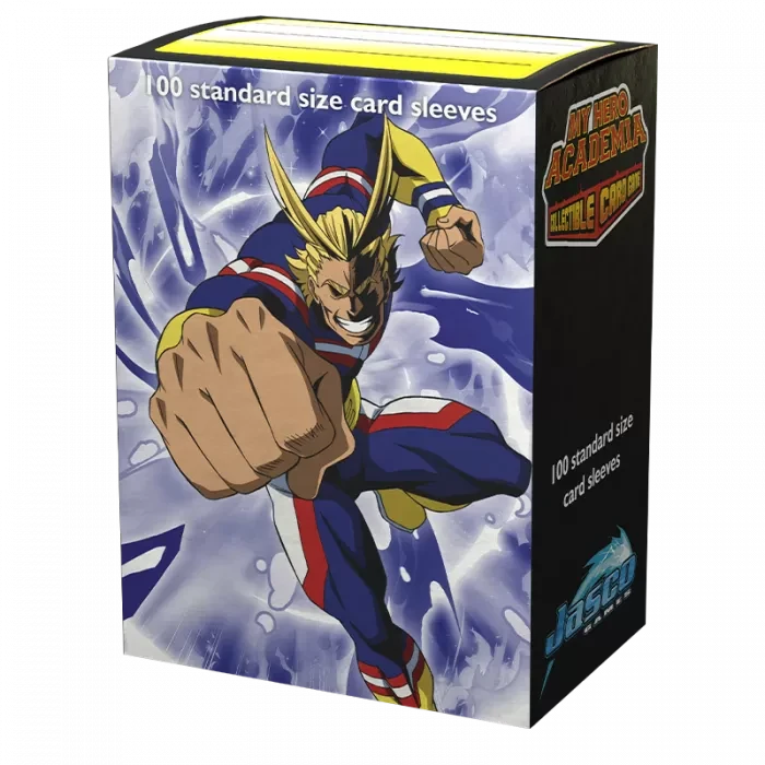 Dragon Shield Deck Sleeves Matte Art - My Hero Academia All Might Punch (100ct) 1 Dragon Shield Deck Sleeves Matte Art - My Hero Academia All Might Punch (100ct)