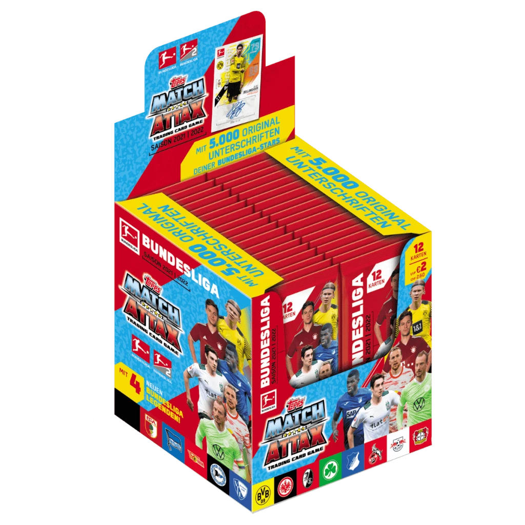 2021-22 Topps Match Attax Bundesliga Soccer Trading Cards - Booster Box (36ct) 1 2021-22 Topps Match Attax Bundesliga Soccer Trading Cards - Booster Box (36ct)